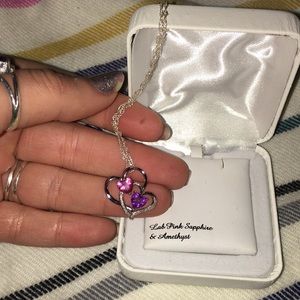 925 silver heart necklace.